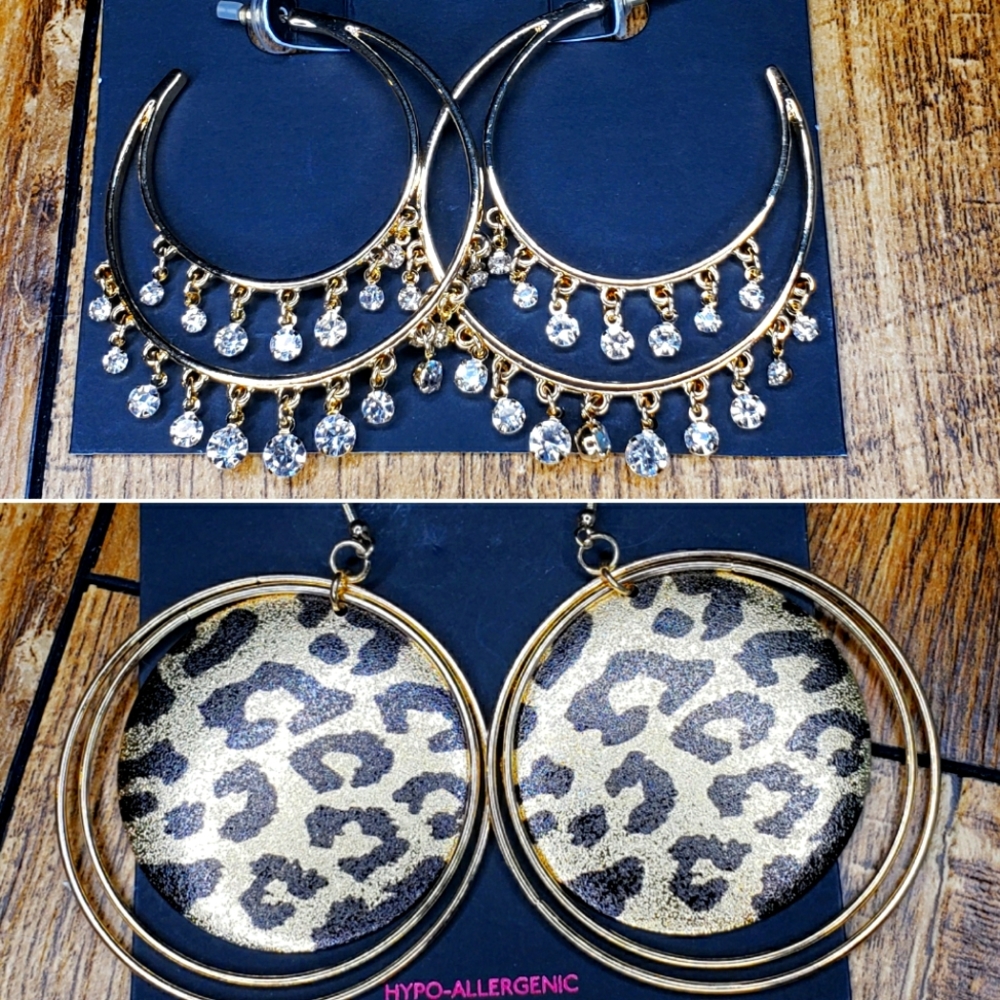 Bundle of 2 pairs of earrings NWOT